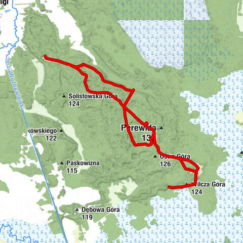 Grzędy - Platforma widokowa na Czerwone Bagno - Nowy Świat - Wilcza Góra