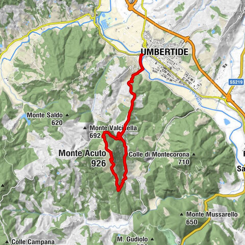 Umbertide - Galera - Monte Acuto