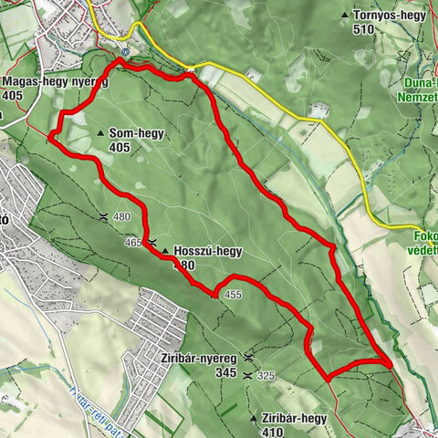 Pilisszántó - Hosszú-hegy - Sarlós Boldogasszony-kápolna - Csobánka