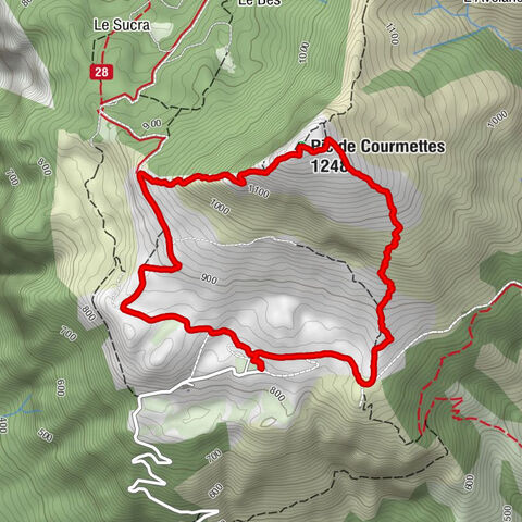 Pic de Courmettes, Frankreich