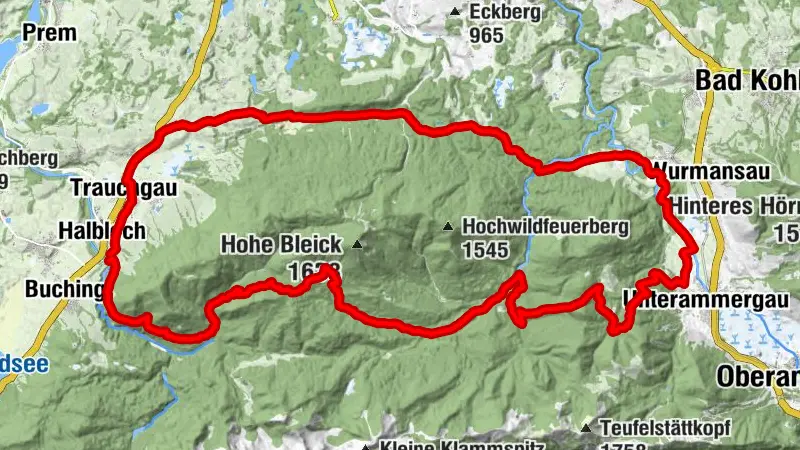 Halblech bis Unterammergau (Abenteuerlich)