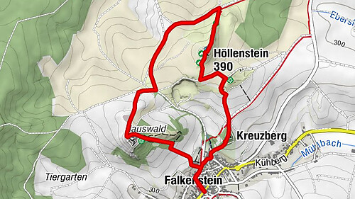 »tut gut« Wanderweg Falkenstein | Route 1