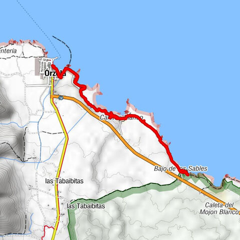 Órzola-Caleton Blanco-Playa del Caleta Branco (Lanzarote)
