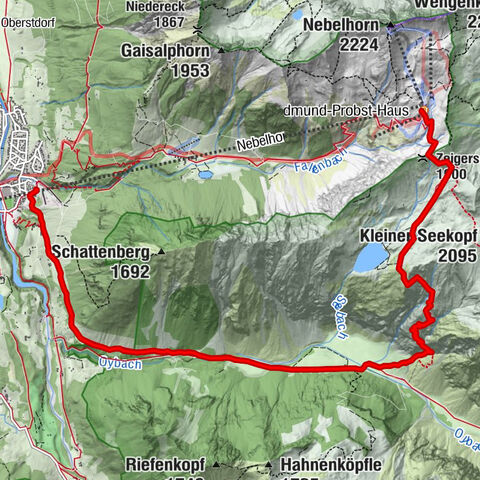 Abstieg Seealpsee - Oytalhaus - Oberstdorf