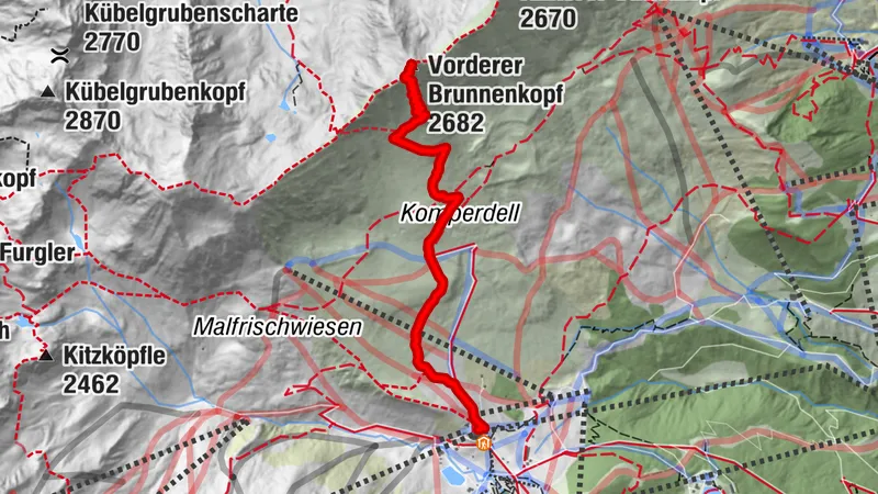 Brunnenkopfsteig (2.685 m)