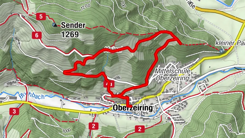 Weg Nr. 4 Runde übern Hoanzl
