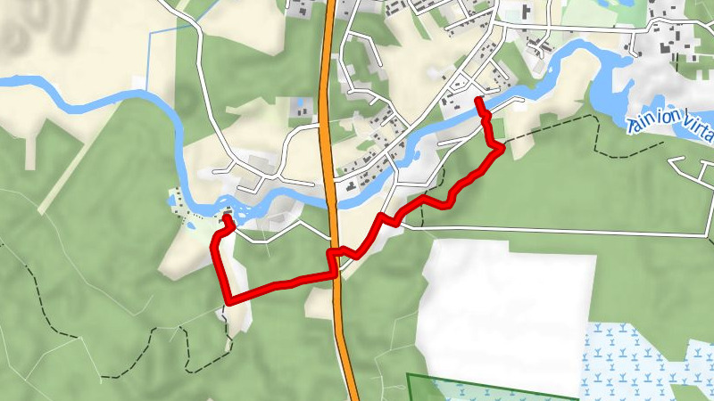 Kuninkaanpolku, Koskenniemi - Jokiranta, Hartola