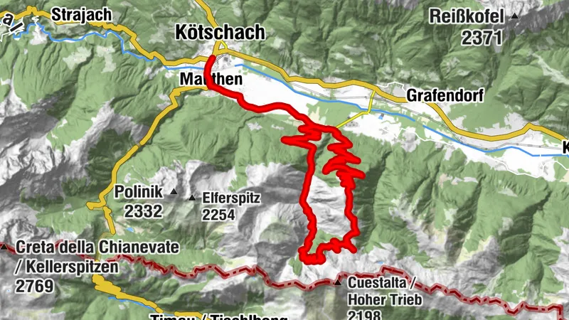 Zollnerseehütte - Bischofalmen KM5