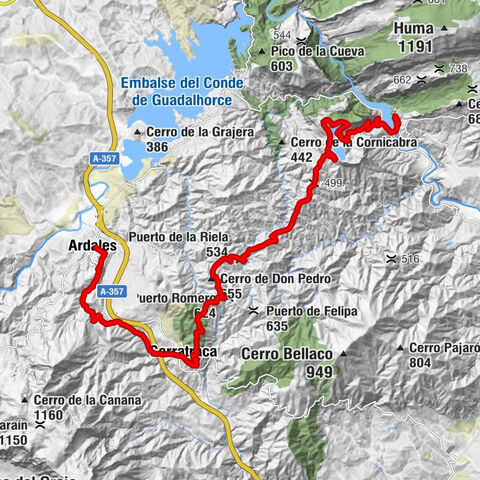 El Chorro-Caminito del Rey - Cerro de Don Pedro - Nuestra Señora de la Salud - Ardales