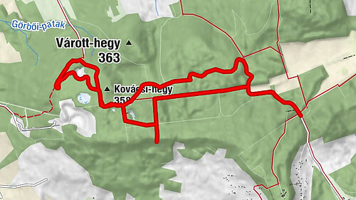 Zalaszántó - Kovácsi-hegy - Vadlán-lik - Nagygörbő
