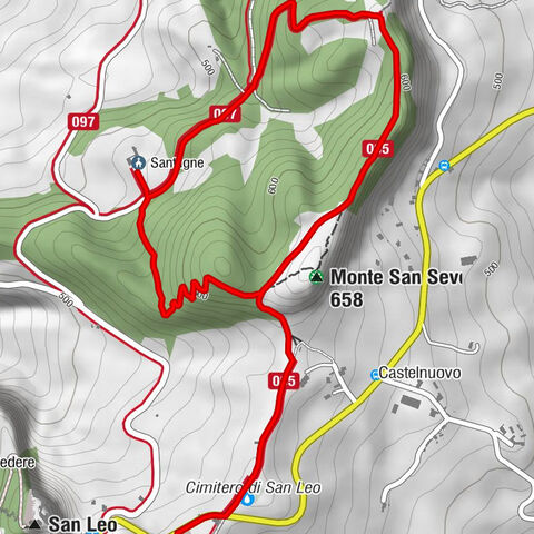 San Leo - Sant'Igne - Monte San Severino
