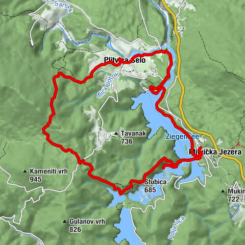 Plitvička Jezera - Kozjački slapovi - Stubica - Plitvica Selo