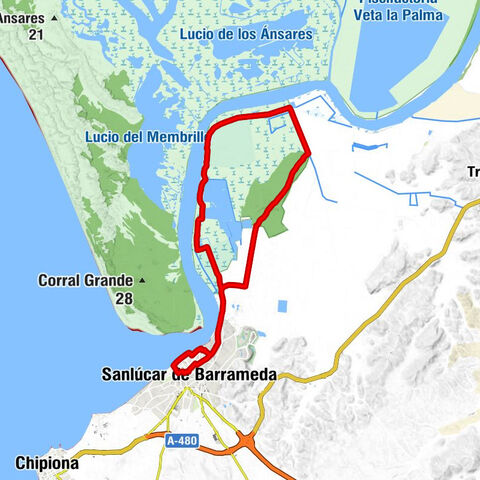 Sanlúcar de Barrameda - Bar Restaurante La Campana - Ermita de Nuestra Señora del Carmen - Iglesia de los Santos de los Últimos Días