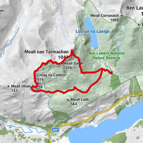 Perth and Kinross - Meall nan Tarmachan - Meall Garbh - Stirling