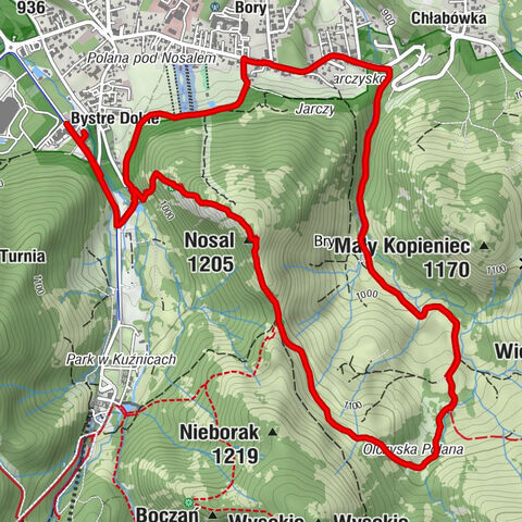 Zakopane - Bystre Dolne - Nosal - Karczma Pod Piórem