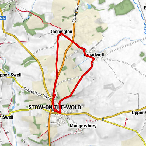 Stow-on-the-Wold - Broadwell - Donnington