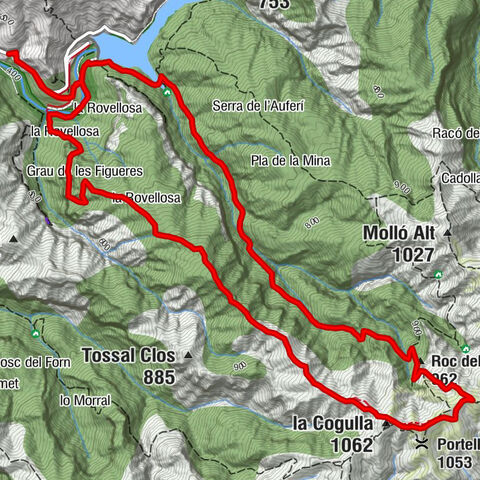 Margalef - Roc del Genís - Portell del Rosalí - la Cogulla