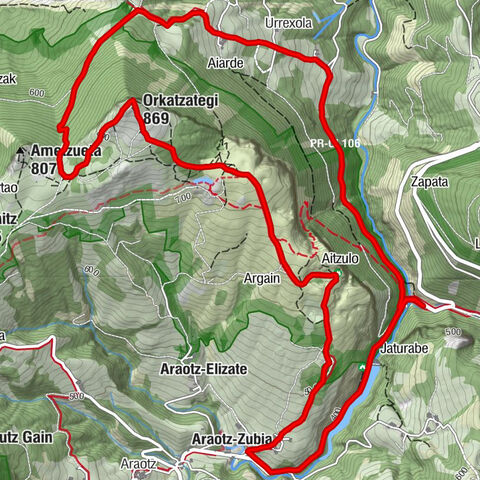 Oñati - Urrexolako Santa Maria eliza - Orkatzategi - Sandaili ermita