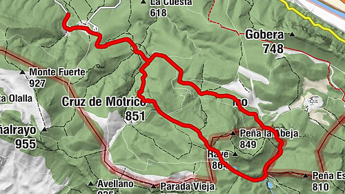 Fuente de La Laguna - Las Cárcavas - El Portillo - Cruz de Motrico