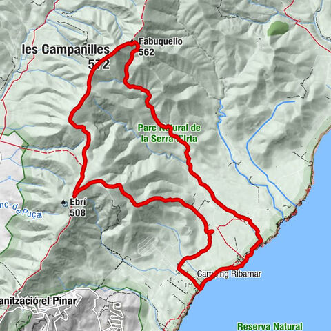 Alcalà de Xivert - Cova de la Font - Fabuquello - les Campanilles