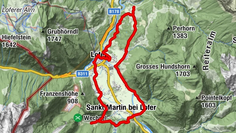 Route der Klammen - 1. Wandertag