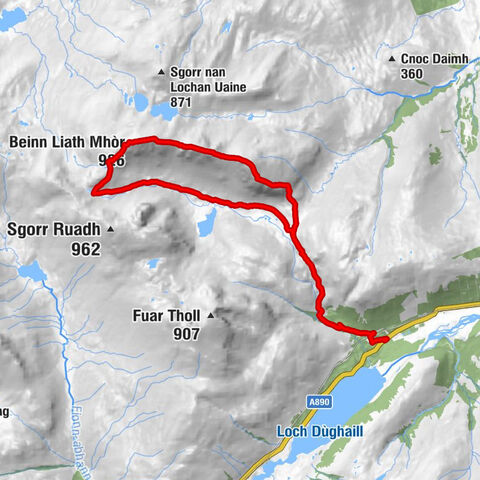Achnashellach - Beinn Liath Mhòr