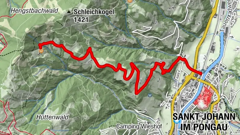 Stadtzentrum - Rettenebenalm