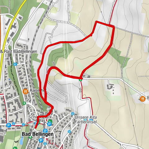 Rundweg in den nördlichen Rebbergen