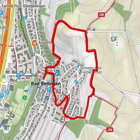 Kleiner Rundweg im Hügelland