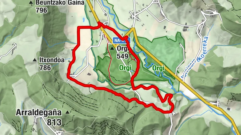 Robledal de Orgi