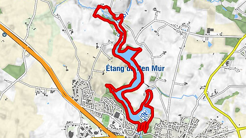 MUZILLAC - Tour de l'étang de Pen mur