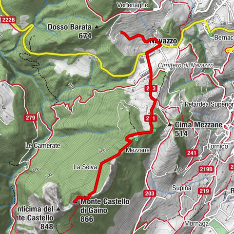 Navazzo (Casa Barbara) - Monte Castello di Gaino