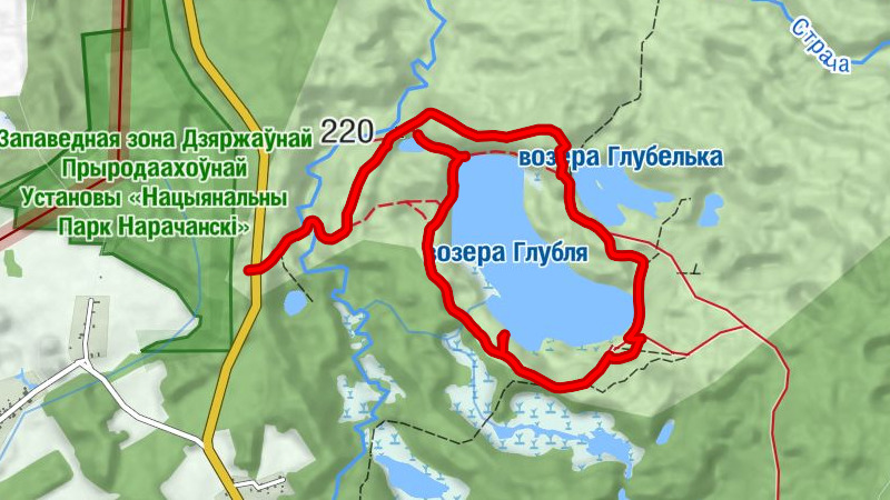 Свірскі сельскі Савет - Страча. Агляд озовой грады - Лысая гара