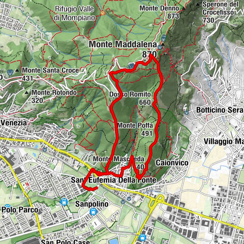 Chiesa della Visitazione di Maria Vergine - Le Grappe - Monte Poffa - Dosso Romito