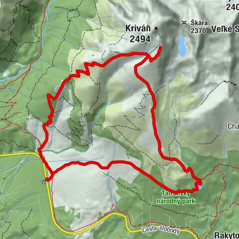Štrbské Pleso - Daxnerovo sedlo - Malý Kriváň - Palzmanove bane