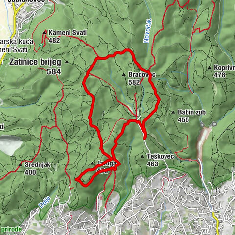 Gradska četvrt Podsused - Vrapče - Glavica - Veternica - Jaruga