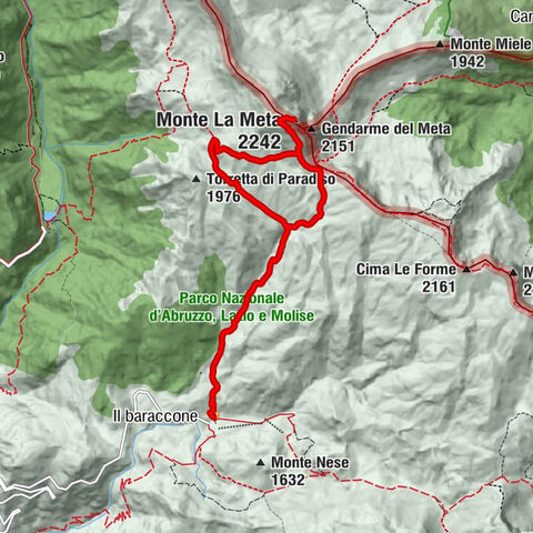 Il baraccone - Passo dei Monaci - Monte La Meta
