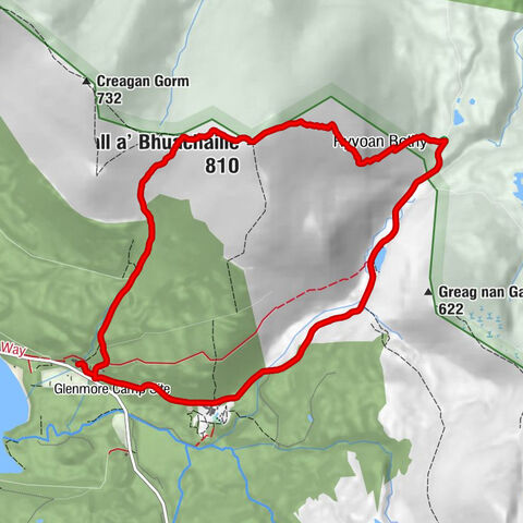 Glenmore - Meall a' Bhuachaille - Ryvoan Bothy - Ryvoan Pass
