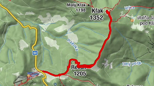 Fačkov - Reváň - Kľak