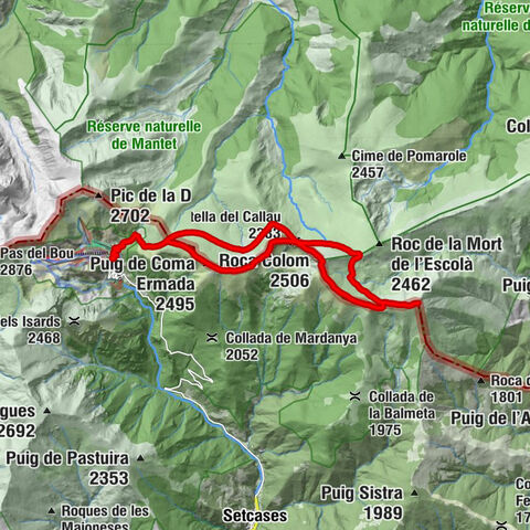 Vallter2000 - Roca Colom - Costabona - Puig de la Llosa