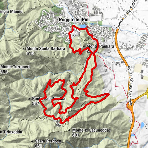 Poggio dei Pini - Punta Sa Menta - S'Arcu s'Enna e sa Craba