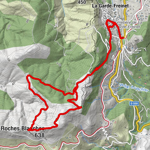 La Garde-Freinet - Roches Blanches - Les Roches Blanches