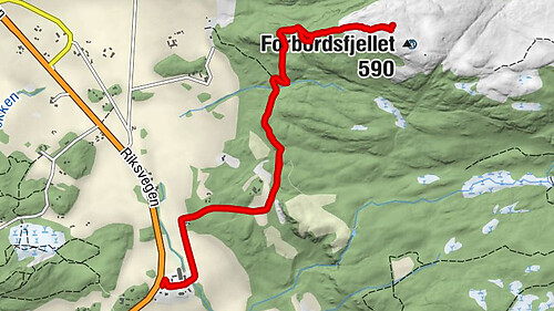 Stjørdal - Berget - Forbordsfjellet
