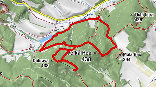Prašník - Veľká Pec - Orlie skaly - Kováčovci