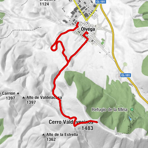 Ermita de San Roque - Cerro Valdevecinos - Cascarrera - Ólvega