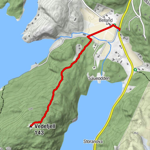 Belland - Vedefjell - Lyngdal