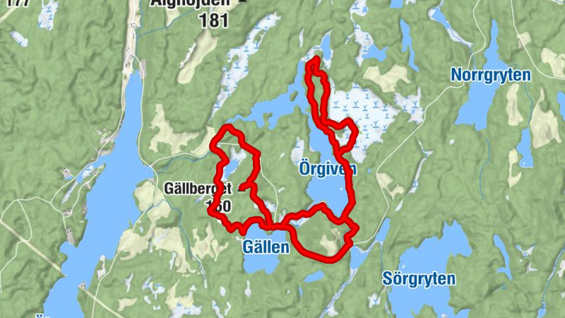 Degerfors kommun - Paradishöjden - Kallkälla - Gällberget