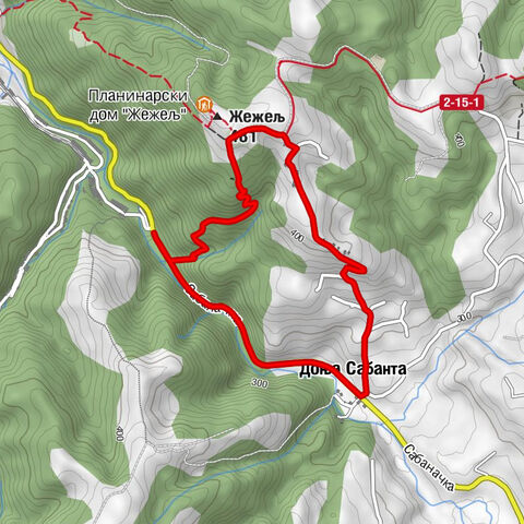 Трмбас - Жежељ - Доња Сабанта