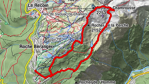 Chamrousse - Col de l'Infernet - Col de la Botte - Croix de Chamrousse