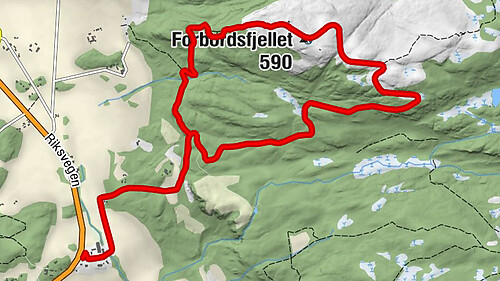 Stjørdal - Berget - Forbordsfjellet